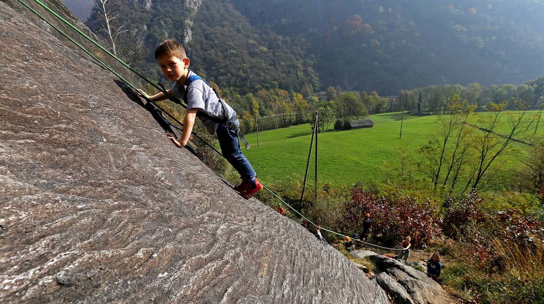 Routeninfos und Topos zum Klettergebiet «Torbeccio» findest du im Kletterführer «Schweiz Plaisir SUD 2020» von edition filidor.