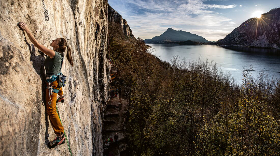 Routeninfos und Topos zum Klettergebiet «Lago – Sponda Orientale» findest du im Kletterführer «Schweiz Plaisir SUD 2020» von edition filidor.