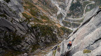 Routeninfos und Topos zum Klettergebiet «Teufelstalwand» findest du im Kletterführer «Schweiz extrem OST» von edition filidor.