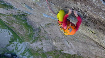 Routeninfos und Topos zum Klettergebiet «Pala di Gondo» findest du im Kletterführer «extrem SUD» von edition filidor.