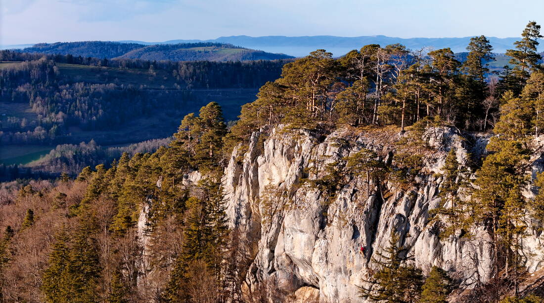 Routeninfos und Topos zum Klettergebiet «Jolimont» findest du im Kletterführer «Schweiz plaisir JURA» von edition filidor.