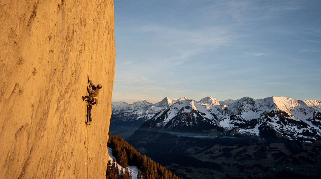 Routeninfos und Topos zum Klettergebiet «Stockenfluh» findest du im Kletterführer «Schweiz extrem West Band 2» von edition filidor.